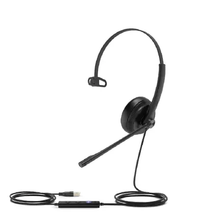UH34 Lite Auriculares Alámbrico Diadema Oficina/Centro de llamadas Negro