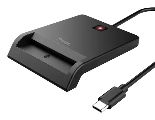 26253 lector de tarjeta inteligente Interior USB Tipo C Negro - Imagen 3