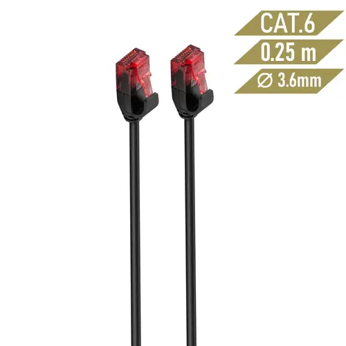 IM1046 cable de red Negro 2 m Cat6 U/UTP (UTP) - Imagen 2