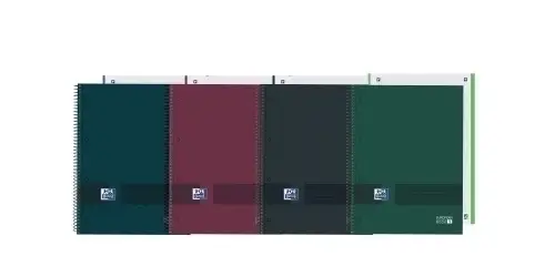 BLOC OXF. EU.BOOK 1 A4 80h CD.5 SURTIDO - Pack de 5 unidades