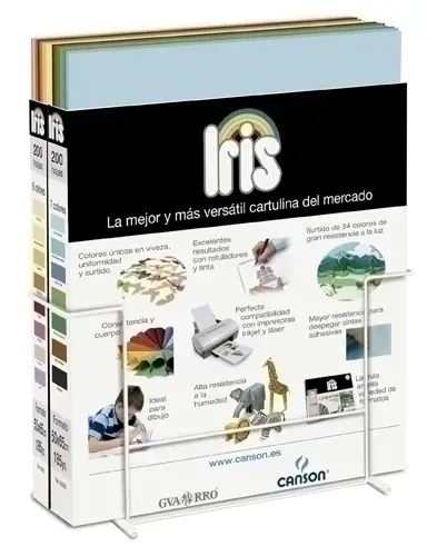CARTULINA 50x65 IRIS Cj.2x200 SIN SOPORT