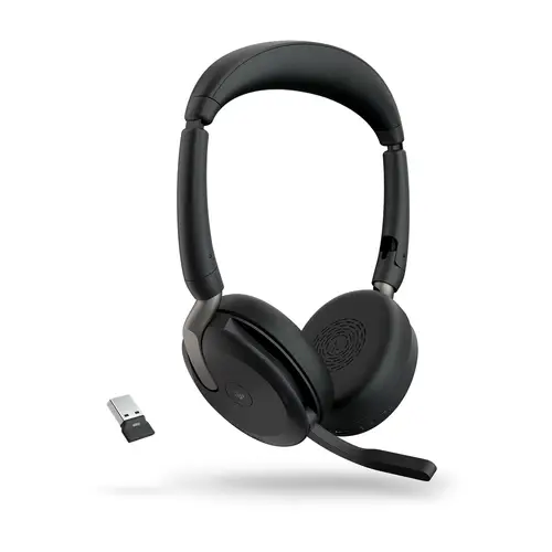 Evolve2 65 Flex Auriculares Inalámbrico y alámbrico Diadema Oficina/Centro de llamadas Bluetooth Negro - Imagen 4