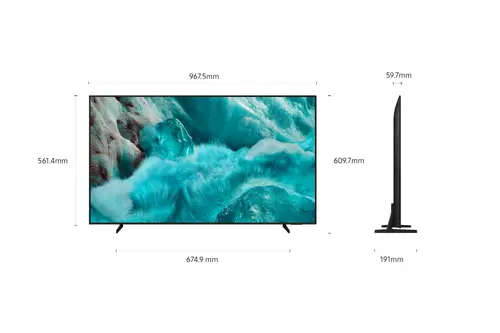 TQ43Q7FAAU 109,2 cm (43") 4K Ultra HD Smart TV Wifi Negro - Imagen 3