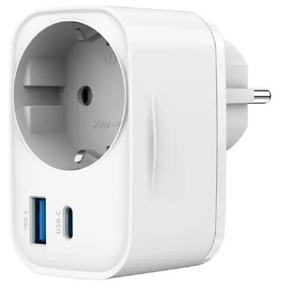 TA-ACPDQC20-01-W cargador de dispositivo móvil Universal Blanco Corriente alterna Carga rápida Interior