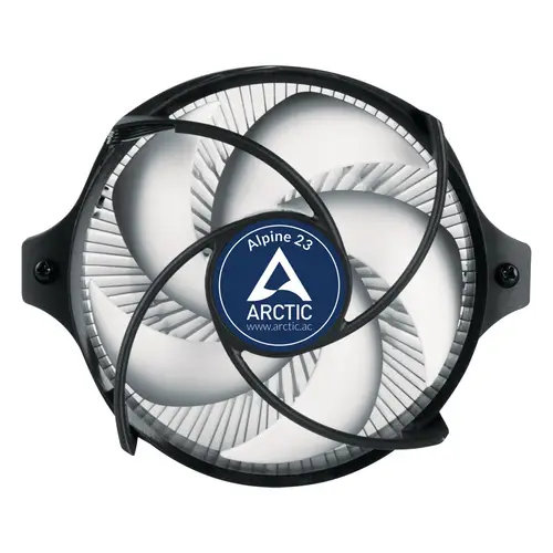 Alpine 23 - Compact AMD CPU-Cooler Procesador Refrigerador de aire 9 cm Aluminio, Negro 1 pieza(s) - Imagen 3