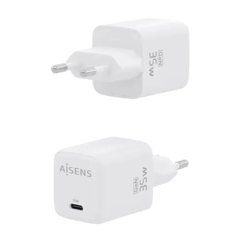Cargador GaN 35W, 1xUSB-C PD3.0 QC4.0, Blanco - Imagen 3