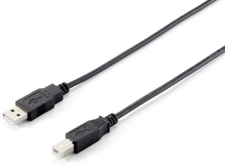 128862 Cable USB 2.0 Tipo A a Tipo B, 5,0 m , Negro