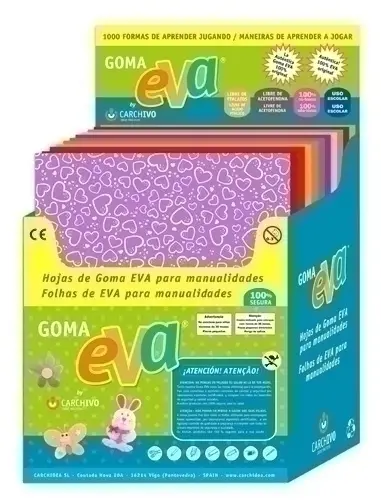 GOMA EVA CARCH.EST.HOJA 45x60 EXP. 140