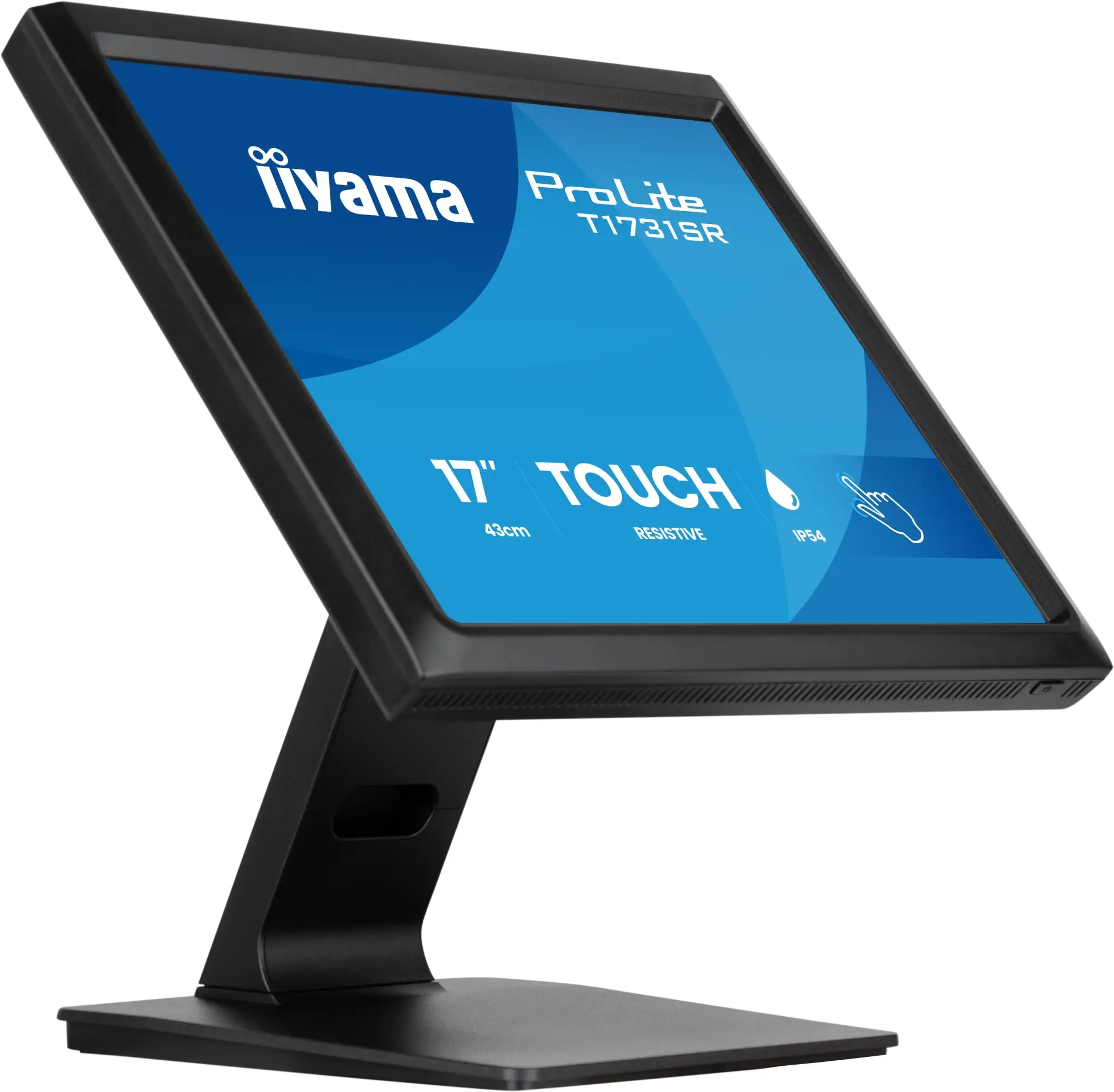 ProLite T1731SR-B2S pantalla para PC 43,2 cm (17") 1280 x 1024 Pixeles SXGA LCD Pantalla táctil Mesa Negro