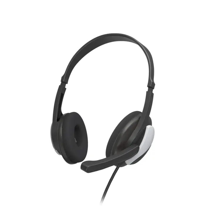 HS-P100 V2 Auriculares de oficina para PC, estéreo, negro