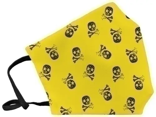 MASCARILLA REUT. GRAN. SKULL AMARILLO