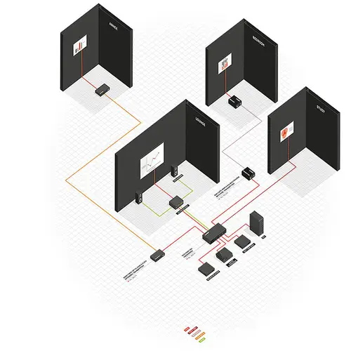 38174 extensor audio/video Transmisor y receptor de señales AV Negro - Imagen 5