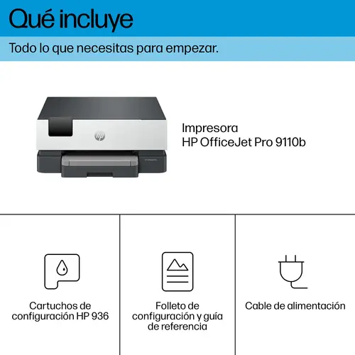 OfficeJet Pro 9110b Inalámbrico Color Impresora, Impresión a doble cara - Imagen 4