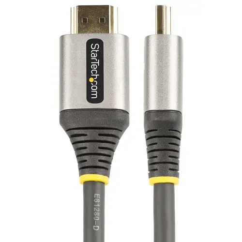 Cable de 0,5m HDMI 2.0 con Certificación Premium - Cable HDMI de Alta Velocidad con Ethernet Ultra HD 4K 60Hz - HDR10, ARC - Cable de Vídeo HDMI UHD - M/M - Imagen 2