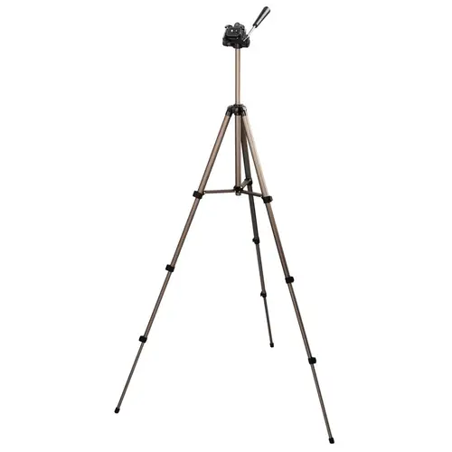 | Trípode Star 75, para cámara de fotos, conexión 6.4mm, altura ajustable hasta 125 cm, Color Beige - Imagen 5