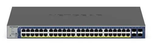 GS752TXP Gestionado L2/L3/L4 10G Ethernet (100/1000/10000) Energía sobre Ethernet (PoE) Negro - Imagen 2