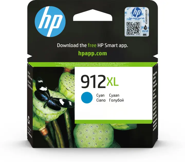 Cartucho de tinta Original 912XL cian de alta capacidad