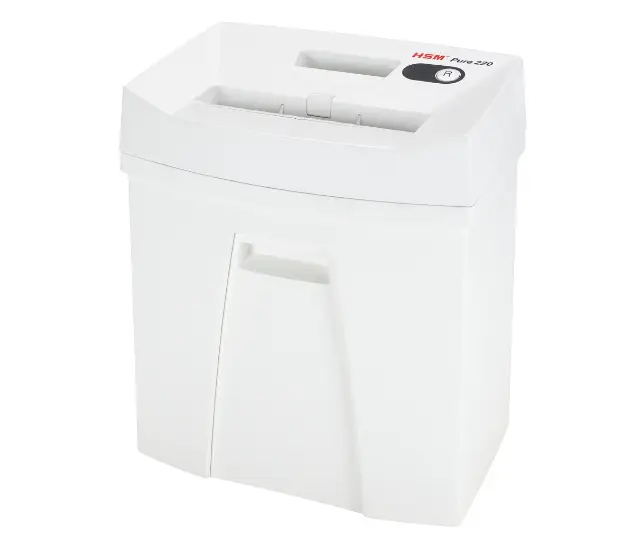 Pure 220 triturador de papel Corte en partículas 22,5 cm Blanco