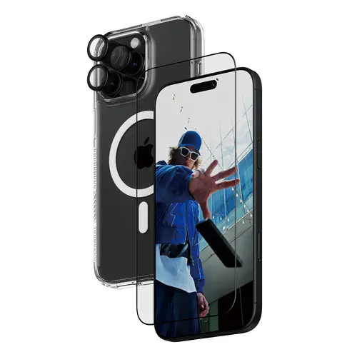 ® 3-in-1 Protection Bundle iPhone 16 Pro Max Protector de pantalla Apple 1 pieza(s) - Imagen 1