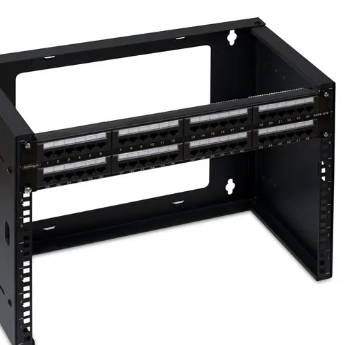 Panel de Parcheo 2U de 48 Puertos Cat6 RJ45 de Montaje en Rack de Servidores - UTP -Tipo 110 Punch Down - Panel de Parcheo para Rack de Servidores de Red - Imagen 3
