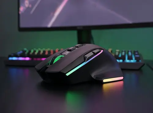 MMWVECTOR ratón Juego mano derecha RF Wireless + Bluetooth + USB Type-A Óptico 12000 DPI - Imagen 9