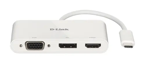 DUB-V310 base para portátil y replicador de puertos Alámbrico USB 3.2 Gen 1 (3.1 Gen 1) Type-C Blanco - Imagen 2
