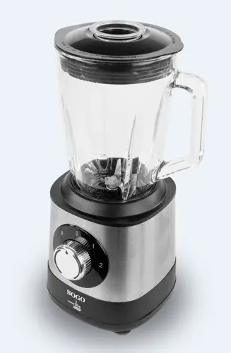 BAT-SS-5585 licuadora 1,5 L Batidora de vaso 1500 W Negro, Acero inoxidable - Imagen 3