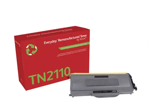 Remanufacturado Everyday Tóner Everyday Mono remanufacturado de Xerox es compatible con Brother TN2110, Capacidad estándar - Imagen 1