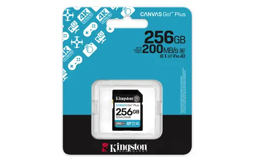 Canvas Go! Plus 256GB SDXC Canvas Go Plus Gen4 200MB/s C10 UHS-I U3 V30 - Imagen 3