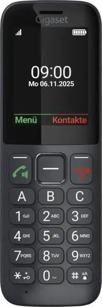 Comfort 600 SIM 6,1 cm (2.4") 118 g Negro, Gris
