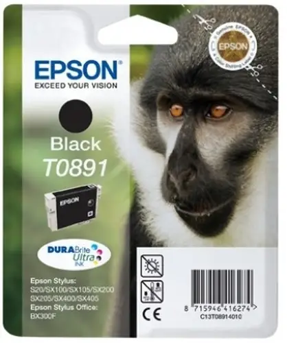 Monkey Singlepack Black T0891 DURABrite Ultra Ink - Imagen 1