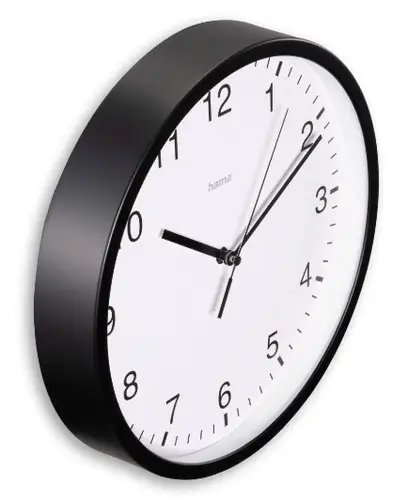 Elba Reloj de cuarzo Alrededor Negro, Blanco - Imagen 2