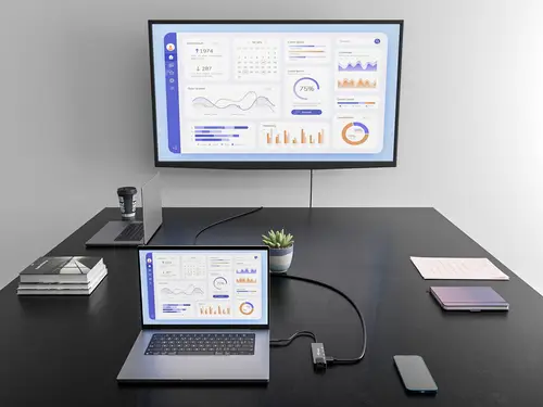 Adaptador multifunción USB-C 5 en 1, HDMI , Gigabit LAN, USB 3.2 GEN1, 100W USB PD - Imagen 6