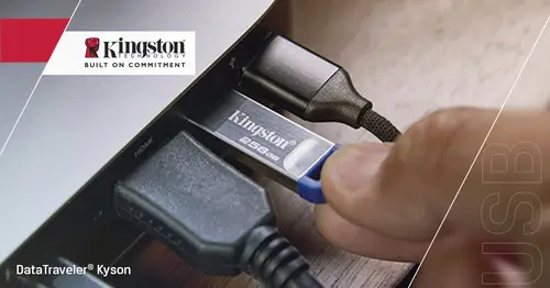 DataTraveler 256GB ® Kyson, USB 3.2 Gen 1 metálico, 220 MB/s - Imagen 4