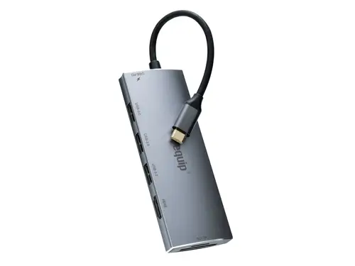 Adaptador multifunción USB-C 7 en 1, HDMI, USB 3.0, TF/MICRO SD, 60W USB PD - Imagen 1