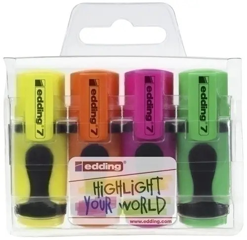 ROTUL.FLUOR EDDING 7 MINI ESTUCHE 4