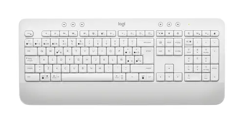 920-011019 teclado Ratón incluido Oficina Bluetooth QWERTY Español Blanco - Imagen 4