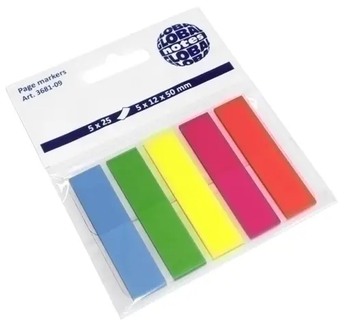 BANDERITAS ADHESIVAS BLISTER de 5