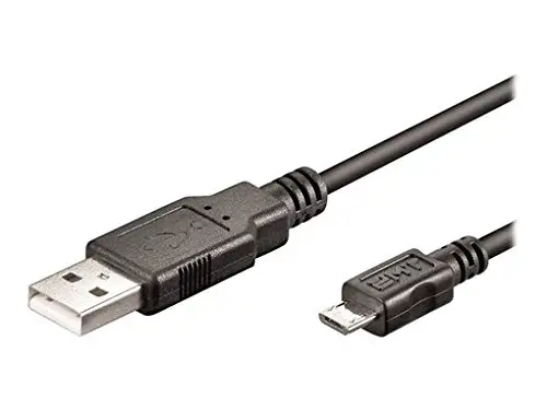 EC1019 cable USB 1 m USB 2.0 Micro-USB A USB A Negro - Imagen 1