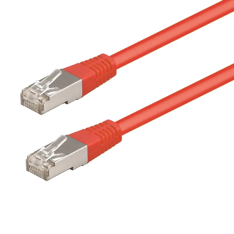WPC-PAT-5F010R cable de red Rojo 1 m Cat5e F/UTP (FTP)