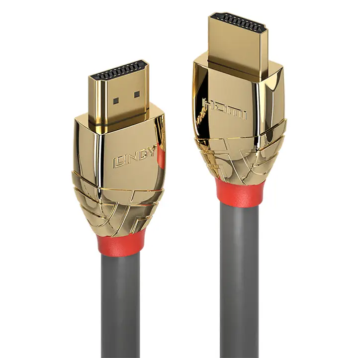 37866 cable HDMI 10 m HDMI tipo A (Estándar) Oro, Gris