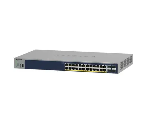 GS752TPP Gestionado L2/L3/L4 Gigabit Ethernet (10/100/1000) Energía sobre Ethernet (PoE) Gris - Imagen 1