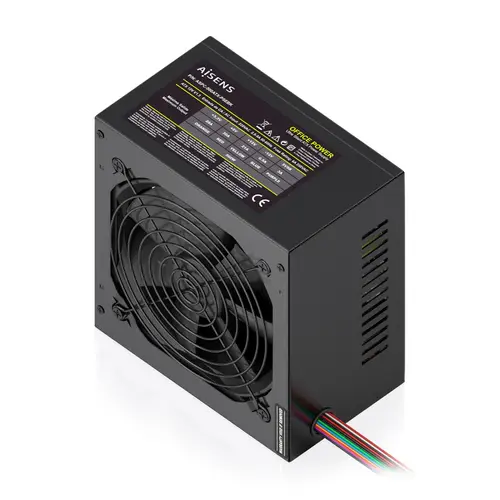 Fuente Alimentacion ATX 500W con Cable de Alimentacion OEM, Negra - Imagen 2