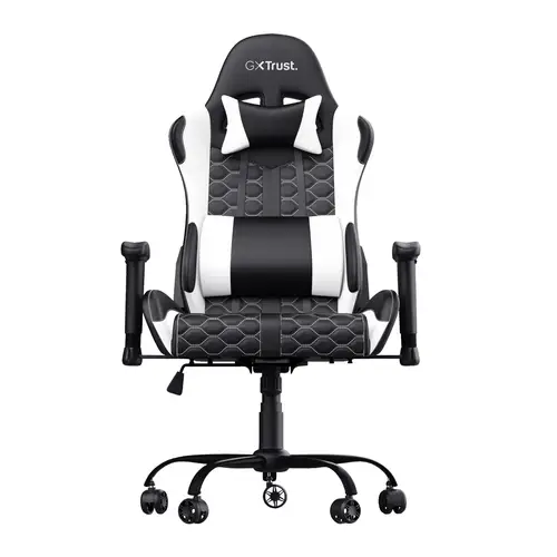 GXT 708W Resto Silla para videojuegos universal Negro, Blanco - Imagen 3