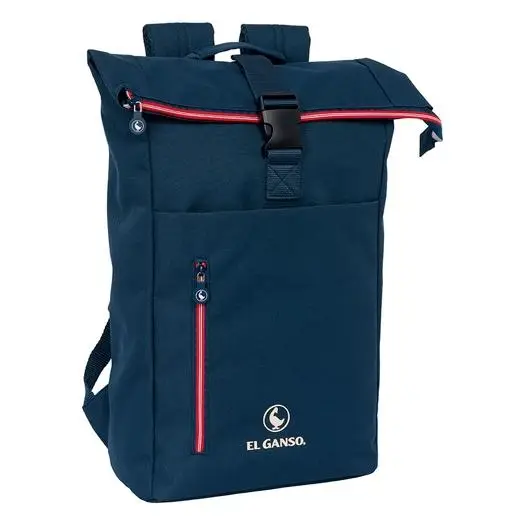 SAFTA MOCHILA SOLAPA PARA PORTÁTIL 15,6 EL GANSO CLASSIC 15,3L AZUL