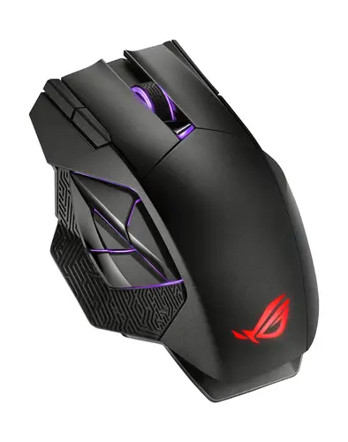 ROG Spatha X ratón Juego mano derecha RF Wireless + USB Type-C Óptico 19000 DPI - Imagen 4