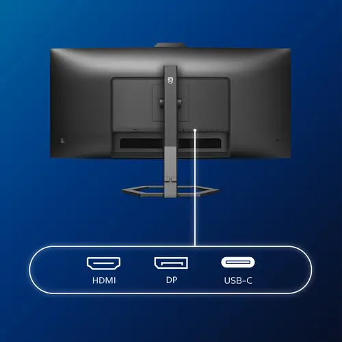 5000 series 34E1C5600HE/00 LED display 86,4 cm (34") 3440 x 1440 Pixeles 4K Ultra HD Negro - Imagen 4