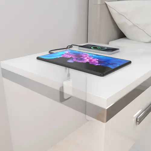 Cargador De Pared GaN Ultra Delgado 65W, 1xUSB-C PD3.0 QC4.0, 1xUSB-A QC3.0, Blanco - Imagen 6