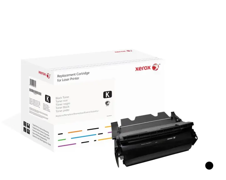 Cartucho de tóner negro. Equivalente a Lexmark X644H21E. Compatible con Lexmark X642 MFP, X644 MFP, X646
