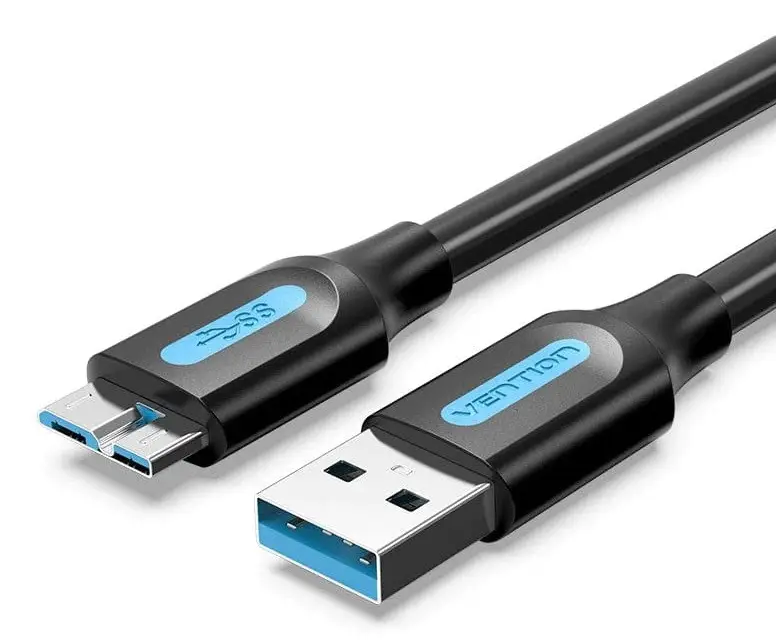 Cable USB 3.0 COPBF/ USB Macho - MicroUSB Macho/ 1m/ Negro